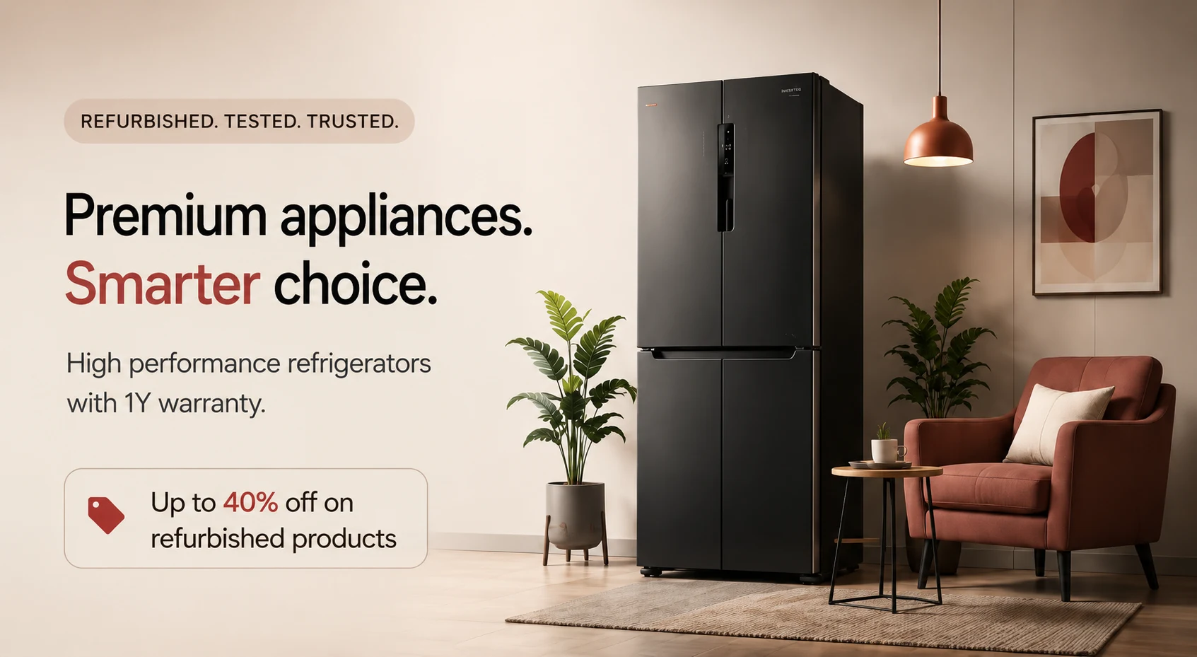 Protronics refurbished appliance banner